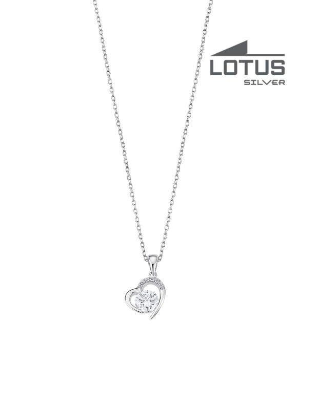 LOTUS SILVER WOMAN'S  NECKLACE 